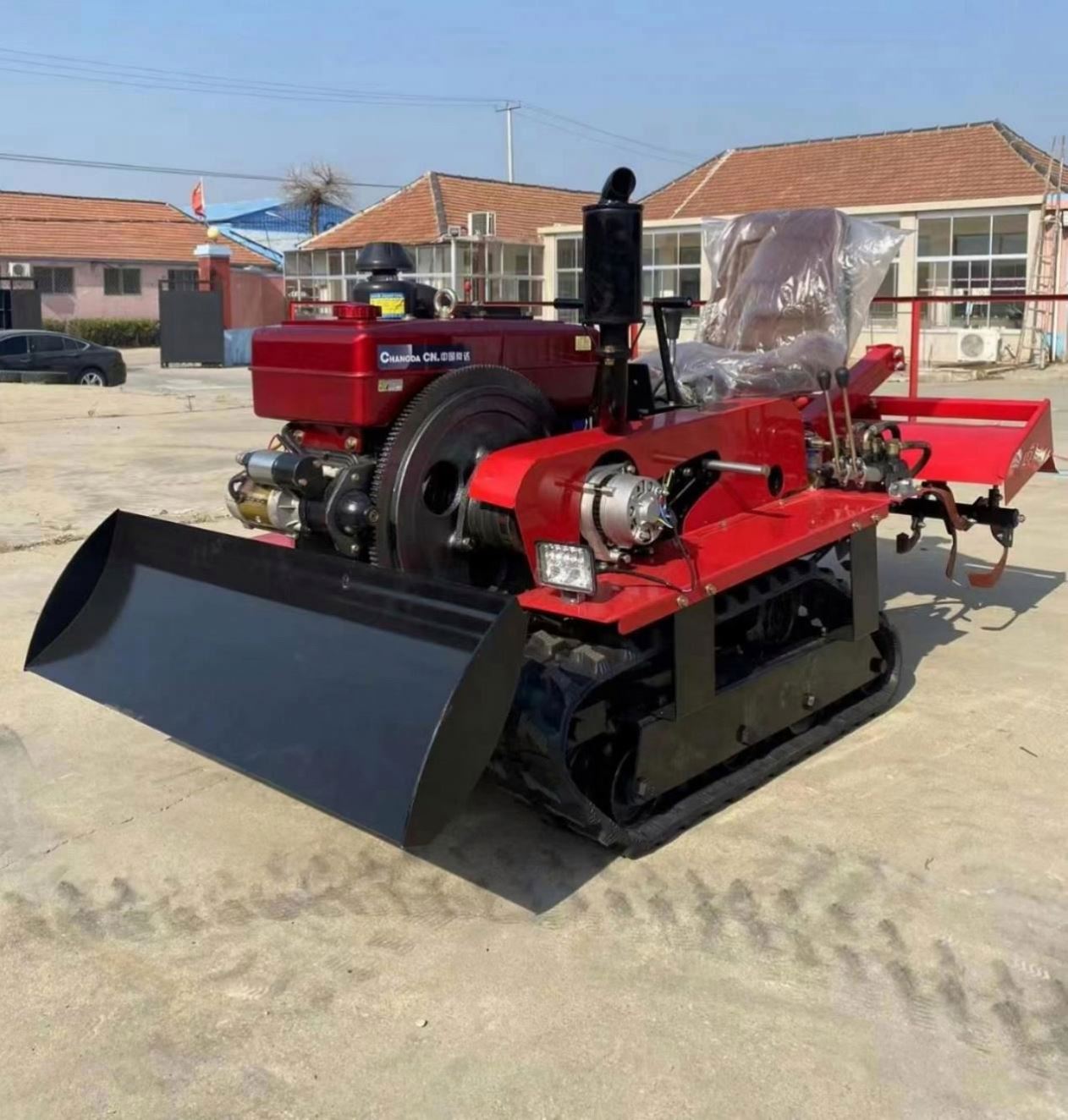 Farming Agriculture Tools - Dizel motorlu paletli rotovatör, tarım aletleri,