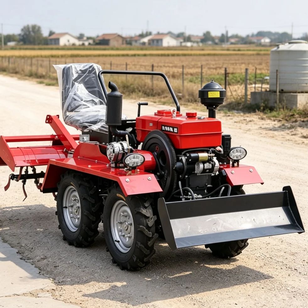 Farming Agriculture Equipment - Özelleştirilmiş 4 Tekerlekli 4WD Döner Çapalama