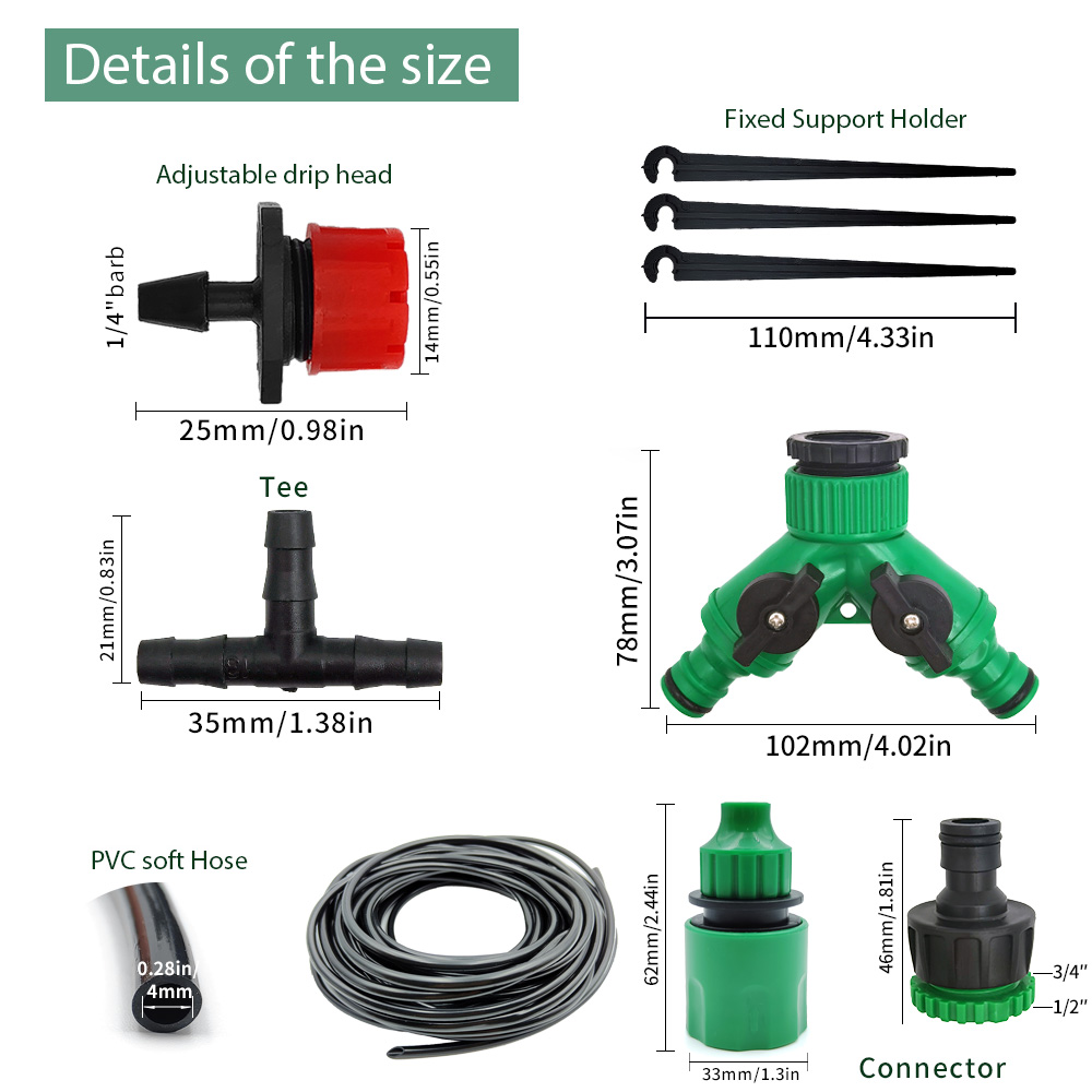 Sera 15M-30M DIY damla sulama  - Irrigation Drip Tape incelemesi ve fiyatı